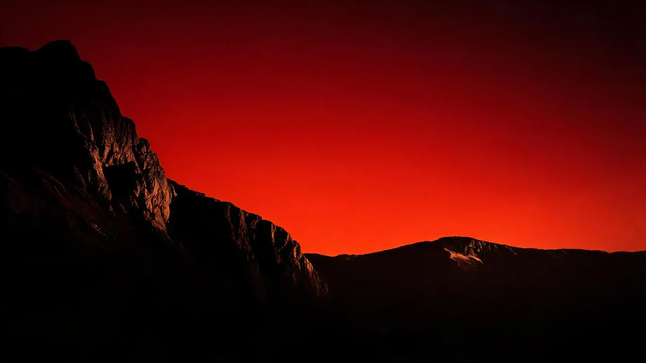 Cliffs Ember, Neon background