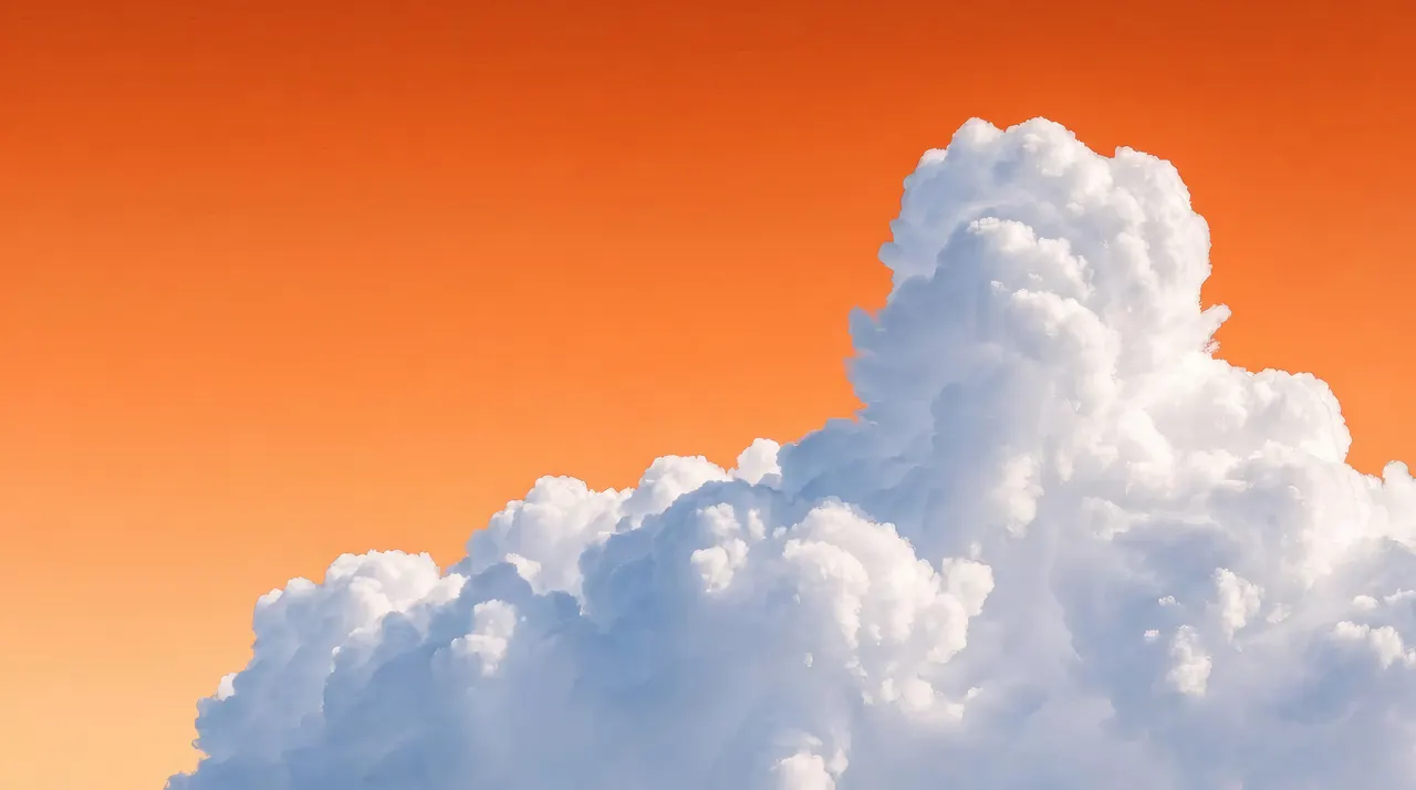 Cloud 02 Amber, Nature background