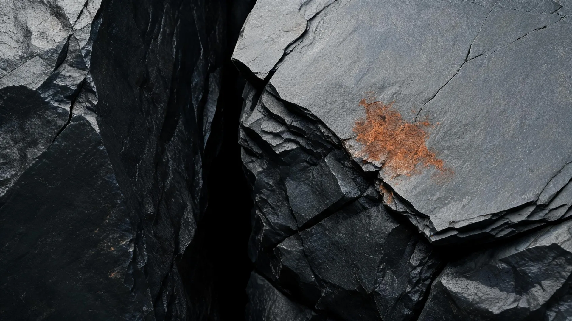 Dark Slate Rock Azure, Texture background