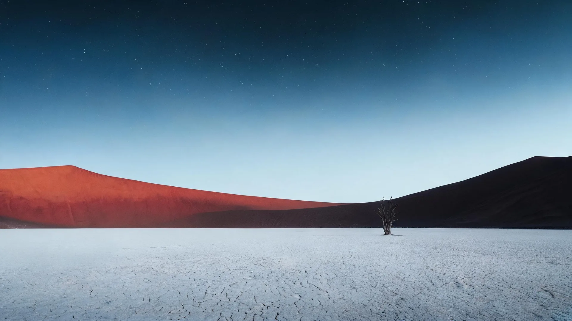 Deadvlei Dead Tree Azure 2, Gradients background