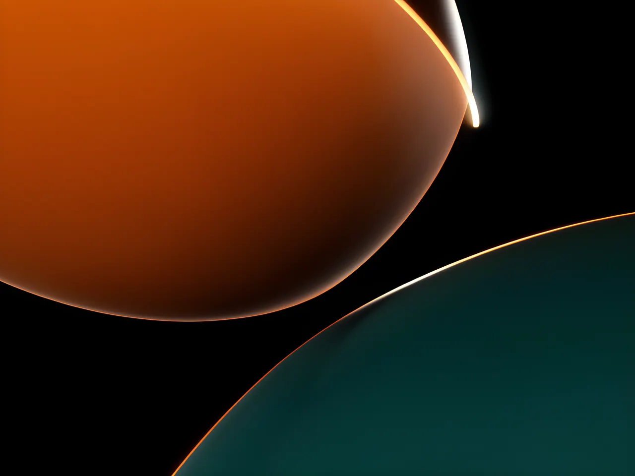 Ember and Teal, Abstract background