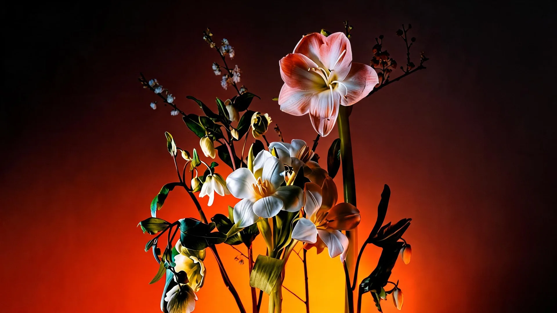Flowers Orange Glow set cover
