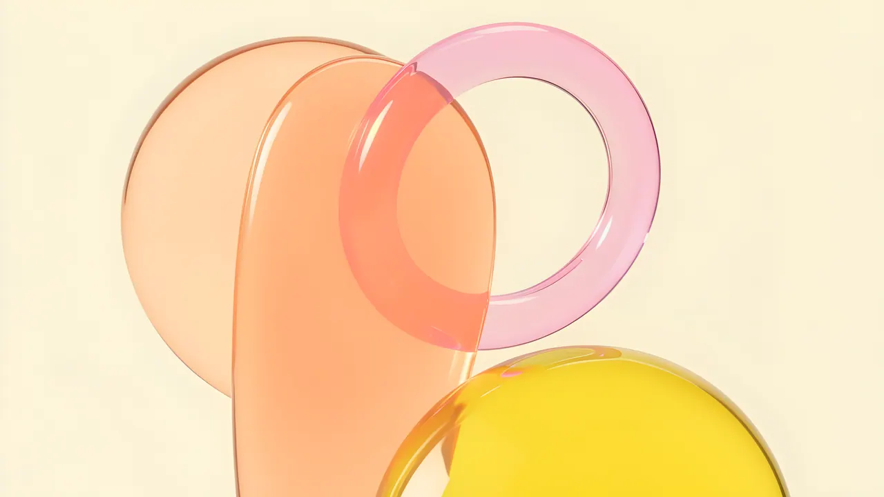 Glass Blobs, Glass background