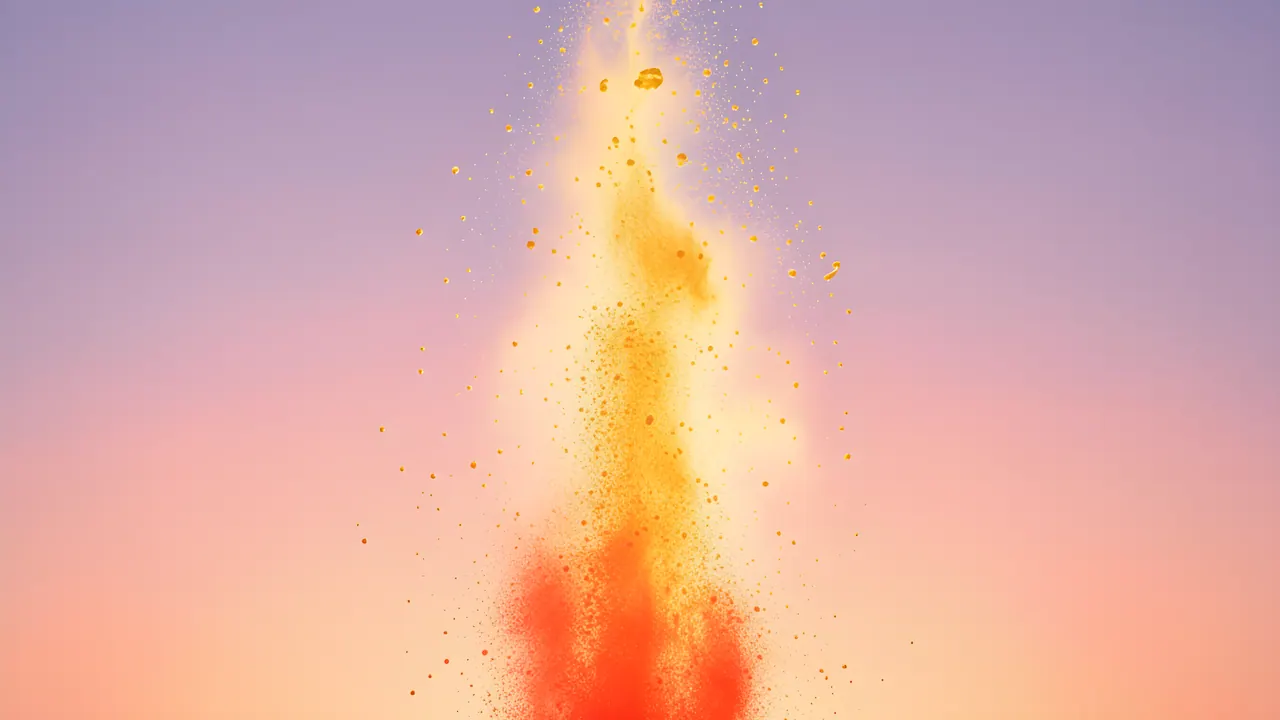 Golden Spray, Abstract background
