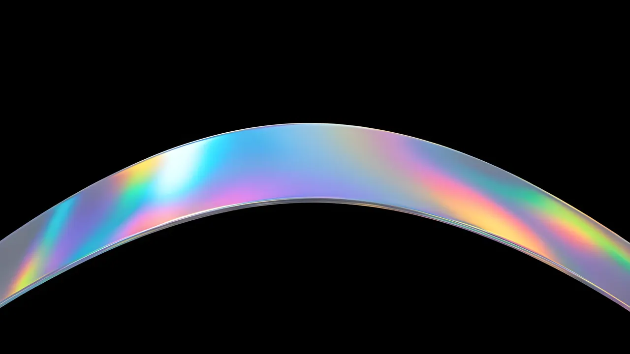 Holo Wave, Glass background