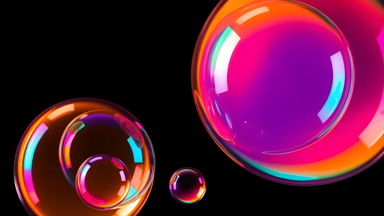 Neon Bubbles, Neon background