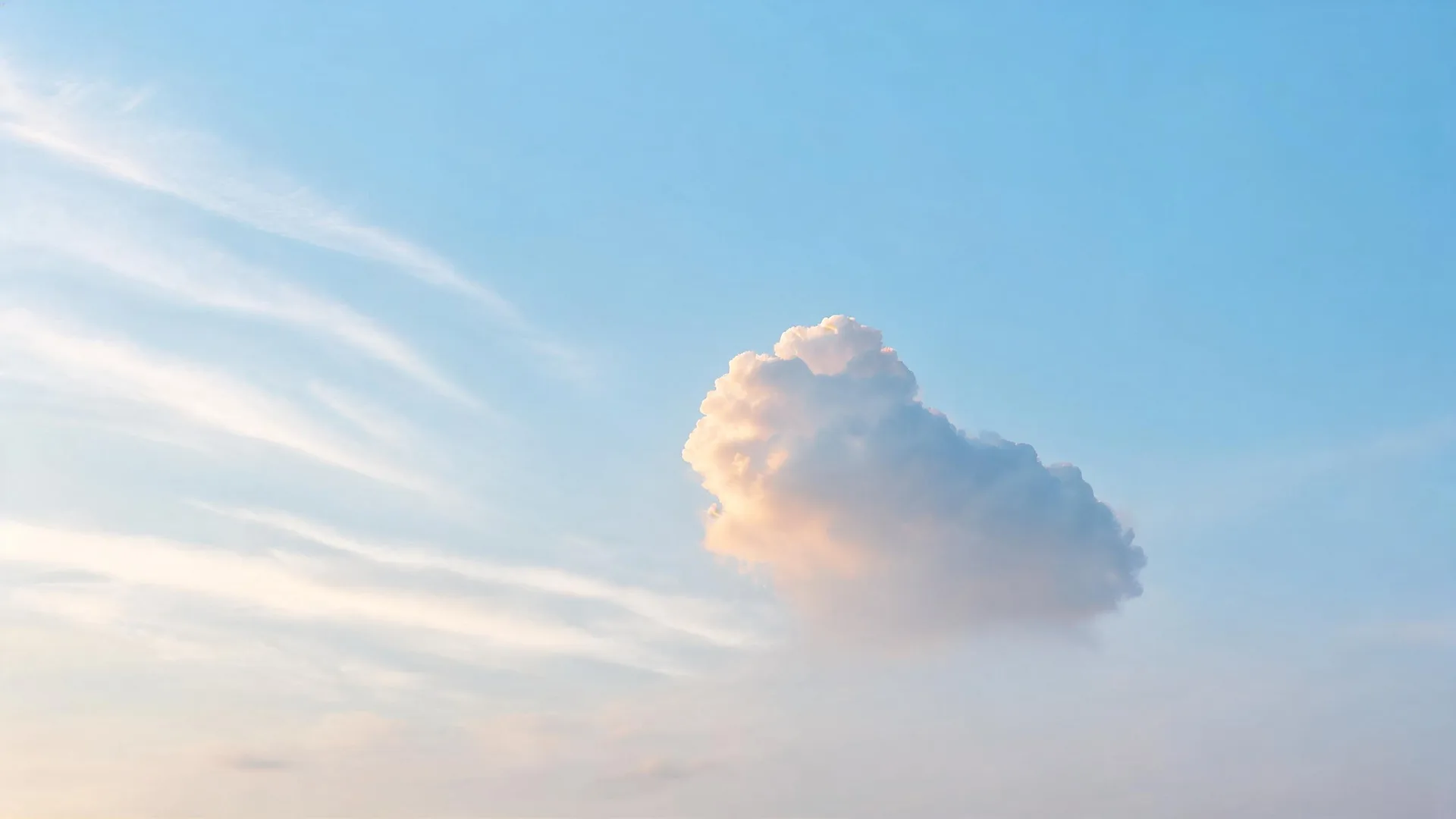 Pastel Cloud Sky Azure 3, Pastel background