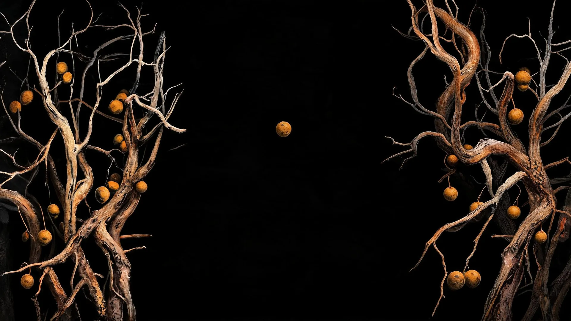 Twisted Branches Berries Ember 2, Cinematic background